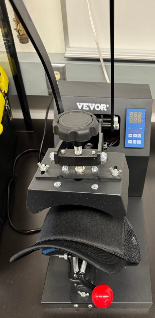 baseball cap press